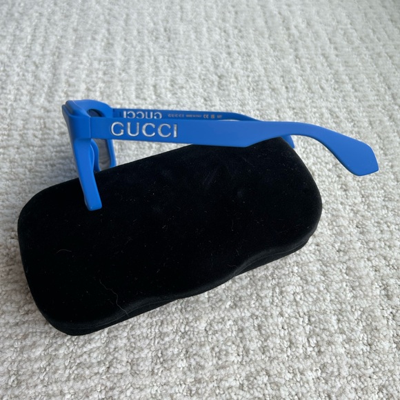 Gucci GG Logo Lens Blue Sunglasses NEW main image 9
